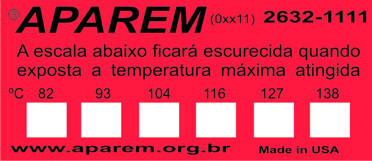 selo de temperatura selo de temperatura